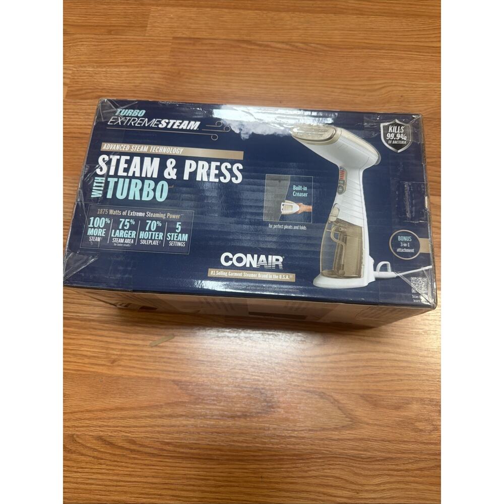 Conair Turbo ExtremeSteam Handheld Fabric Steamer - White